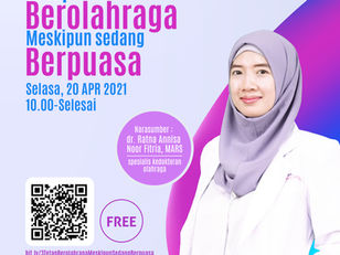 Webinar Tetap Berolahraga Meskipun sedang Berpuasa
