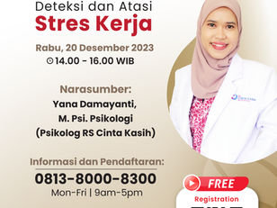 Webinar "Deteksi dan Atasi Stres Kerja"