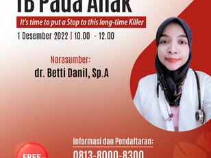 Webinar TB (Tuberculosis) Pada Anak