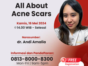 Webinar All About Acne Scars