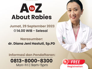 Webinar A to Z About Rabies