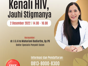 Webinar Kenali HIV, Jauhi Stigmanya