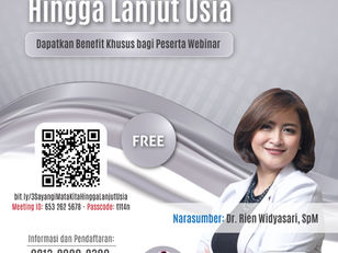 Webinar Sayangi Mata Kita Hingga Lanjut Usia