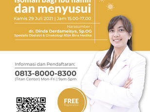 Webinar Kenali Resiko Terpapar Covid dan Tips Isoman Bagi Ibu Hamil dan Menyusui
