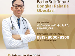 Webinar "Kenapa Berat Badan Sulit Turun? Bongkar Rahasia Obesitas